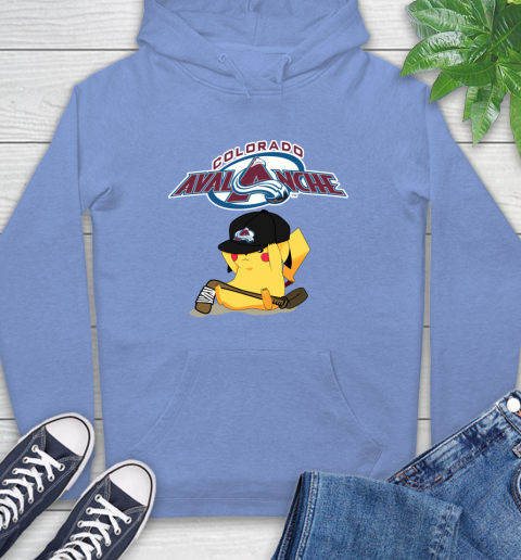 NHL Pikachu Hockey Sports Colorado Avalanche Hoodie 11
