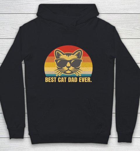 Father's Day Funny Gift Ideas Apparel  Best Cat Dad Ever Dad Father T Shirt Youth Hoodie