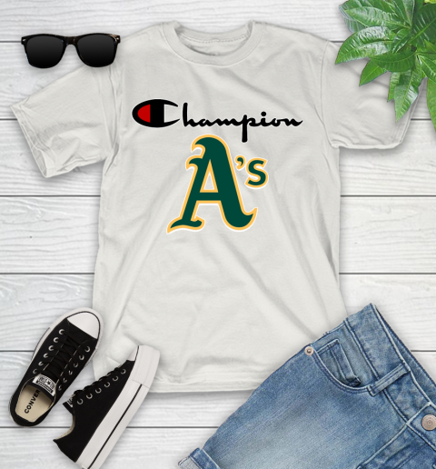 MLB Baseball Oakland Athletics Champion Shirt Youth T-Shirt 11