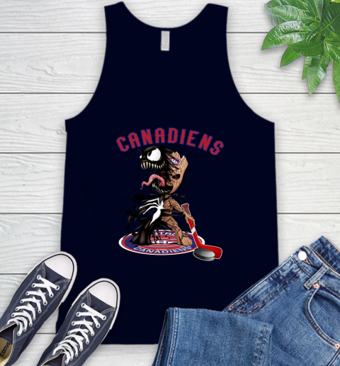 NHL Montreal Canadiens Hockey Venom Groot Guardians Of The Galaxy Tank Top 3