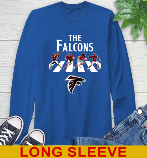 NFL Football Atlanta Falcons The Beatles Rock Band Shirt Long Sleeve T-Shirt 11