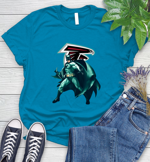 NFL Batman Football Sports Atlanta Falcons Women's T-Shirt 7