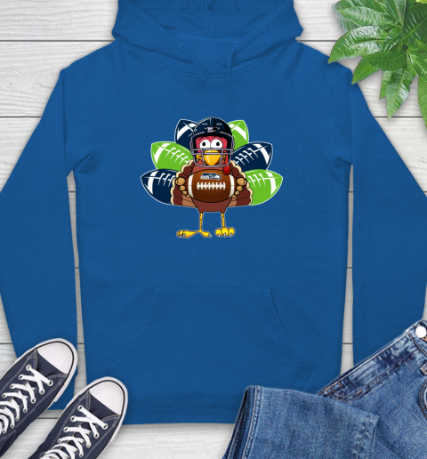 Seattle Seahawks Turkey Thanksgiving Day Hoodie 9