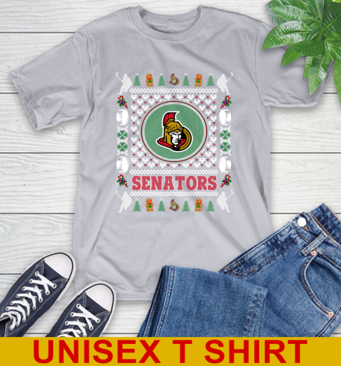 Ottawa Senators Merry Christmas NHL Hockey Loyal Fan T-Shirt 5