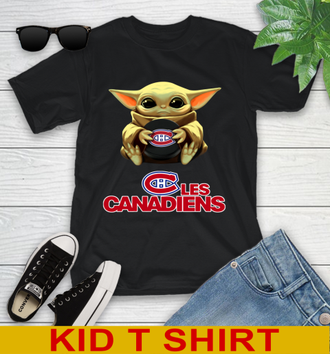NHL Hockey Montreal Canadiens Star Wars Baby Yoda Shirt 102