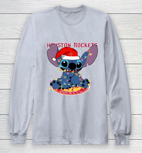 Houston Rockets NBA noel stitch Basketball Christmas Long Sleeve T-Shirt 4