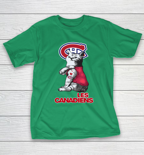 NHL My Cat Loves Montreal Canadiens Hockey T-Shirt 5