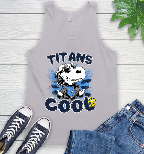 NFL Football Tennessee Titans Cool Snoopy Shirt Tank Top 3