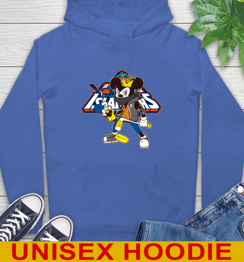 New York Islanders NHL Hockey Mickey Peace Sign Sports Hoodie - Image 10