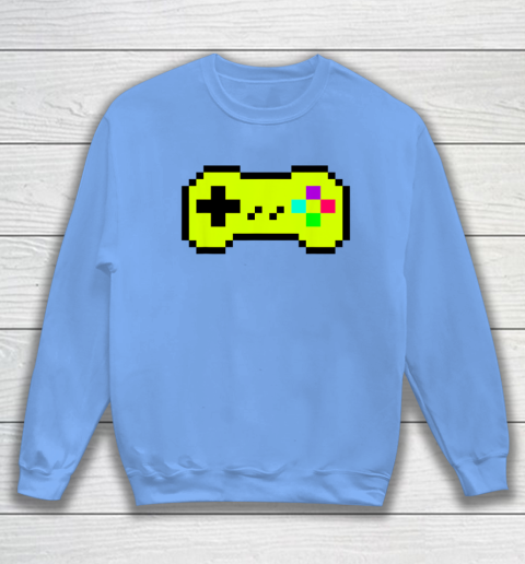 Cute Gamer Girl Cool Retro 8 Bit Controller Video Game Sweatshirt