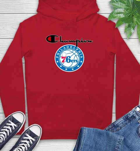 NBA Basketball Philadelphia 76ers Champion Shirt Hoodie 10