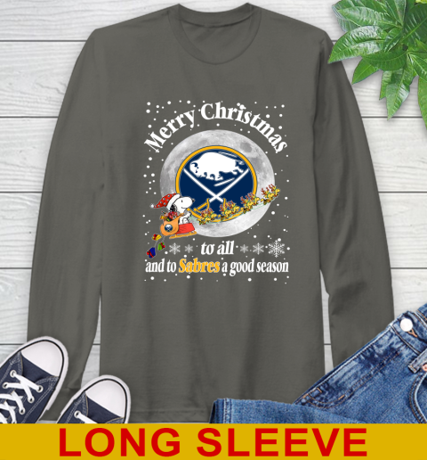 Buffalo Sabres Merry Christmas To All And To Sabres A Good Season NHL Hockey Sports Long Sleeve T-Shirt 10