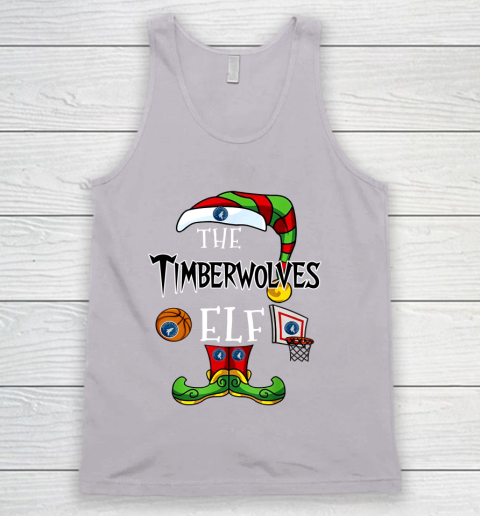 Minnesota Timberwolves Christmas ELF Funny NBA Tank Top 3