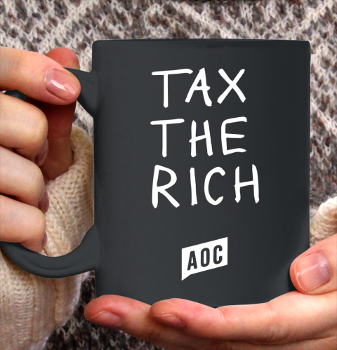 Tax The Rich AOC Ceramic Mug 11oz