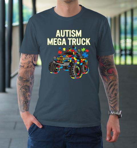 Autism Mega Truck Shirt Monster Truck Autism Awareness T-Shirt 12