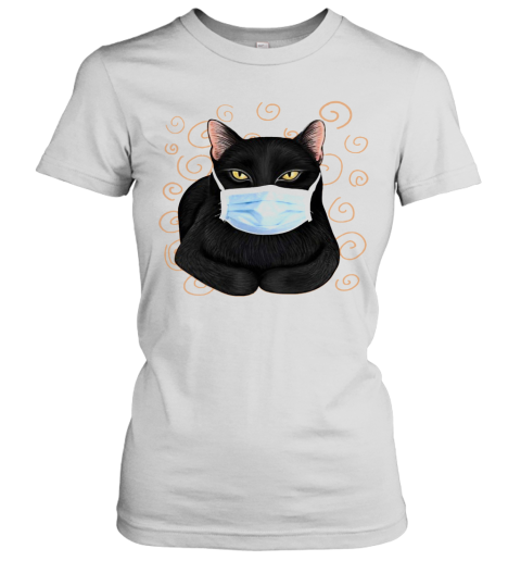 Black Cat Masked Women's T-Shirt