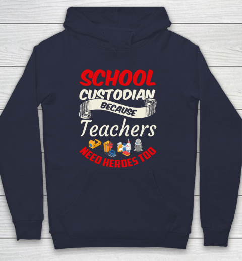 School Custodian Shirt Jokey Funny Saying Custodian Hoodie 2