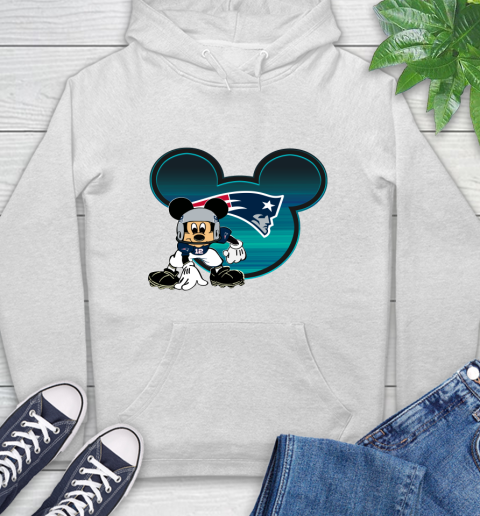 NFL New England Patriots Mickey Mouse Disney Football T Shirt Hoodie