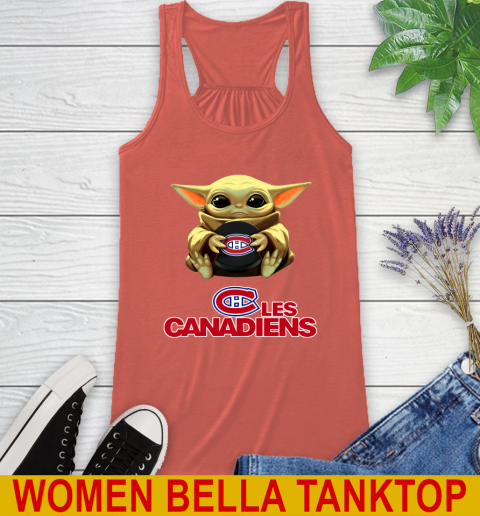 NHL Hockey Montreal Canadiens Star Wars Baby Yoda Shirt 40