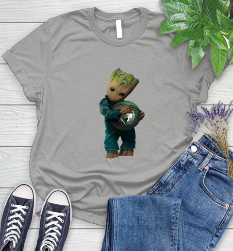 NBA Groot Guardians Of The Galaxy Basketball Sports Boston Celtics Women's T-Shirt 10