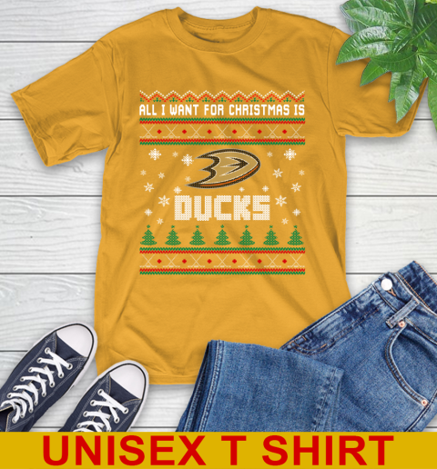 Anaheim Ducks NHL Hockey All I Want For Christmas Is My Team Sports 2