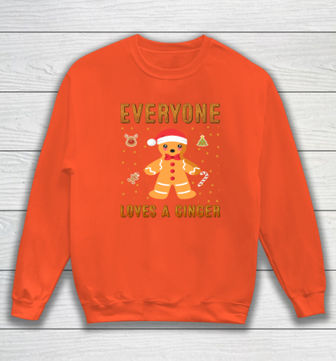 Everyone Loves A Ginger Funny Christmas Sweatshirt 3