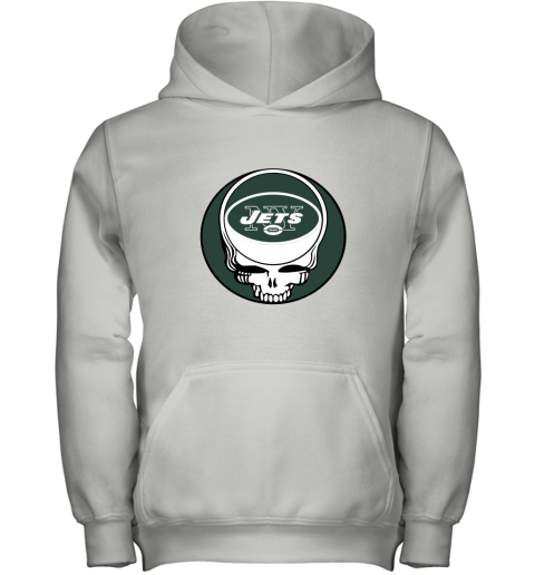 NFL Team New York Jets x Grateful Dead Logo Band Youth Hoodie