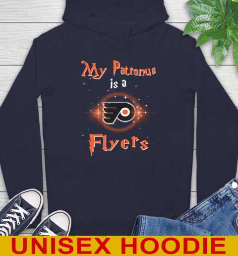 NHL Hockey Harry Potter My Patronus Is A Philadelphia Flyers Hoodie 3