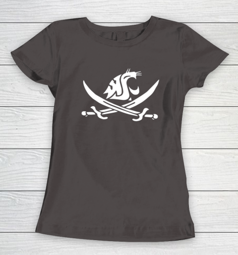 WSU Pirate Shirt Mike Leach WSU Pirate Sword Women's T-Shirt 5