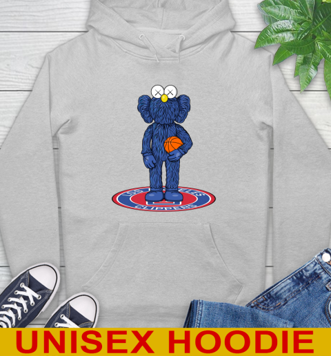 NBA Basketball LA Clippers Kaws Bff Blue Figure Shirt Hoodie 6
