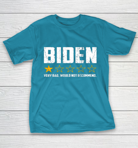 Biden 1 Star President America Very Bad Would Not Recommend T-Shirt 17