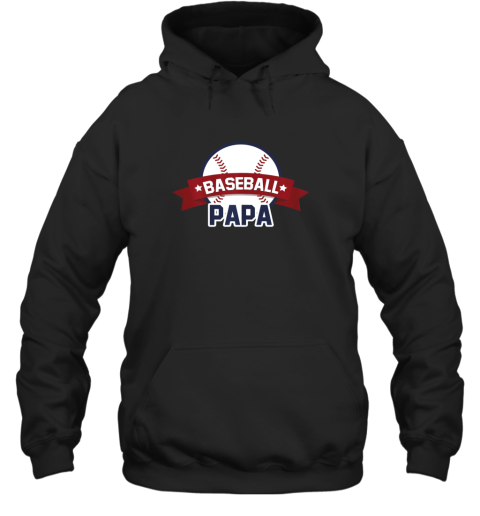 Baseball Papa Shirt Sport Coach Gifts Dad Ball Hoodie