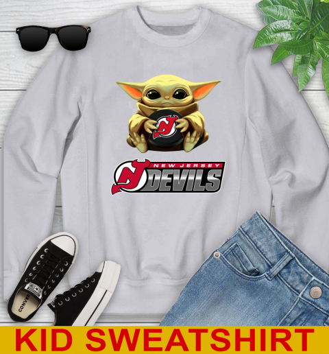 NHL Hockey New Jersey Devils Star Wars Baby Yoda Shirt 116
