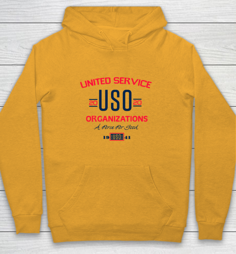 USO 2020 United Service Organizations Youth Hoodie 3 USO 2020 United Service Organizations Youth Hoodie - Image 3