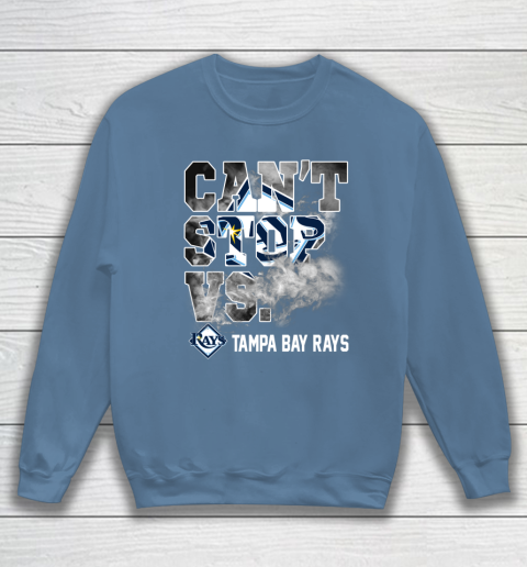 MLB Tampa Bay Rays Baseball Can't Stop Vs Rays Sweatshirt 6