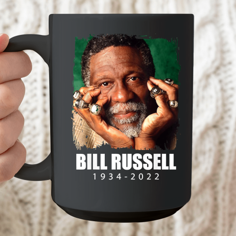 Bill Russell 1934  2022 RIP Ceramic Mug 15oz