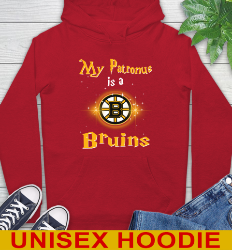 NHL Hockey Harry Potter My Patronus Is A Boston Bruins Hoodie 10