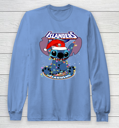 New York Islanders NHL Hockey noel stitch Christmas Long Sleeve T-Shirt 8