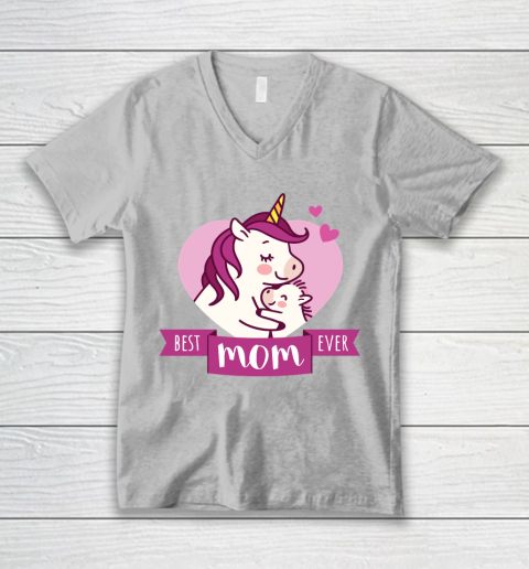 Mother's Day Funny Gift Ideas Apparel  Best Mom Ever T Shirt V-Neck T-Shirt 3