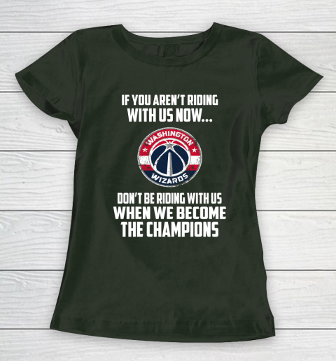 NBA Washington Wizards Basketball We Become The Champions Women's T-Shirt 4