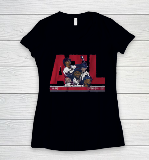 ATL for the Braves fans Women's V-Neck T-Shirt