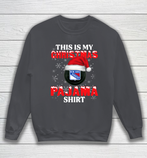 New York Rangers This Is My Christmas Pajama Shirt NHL Sweatshirt 4