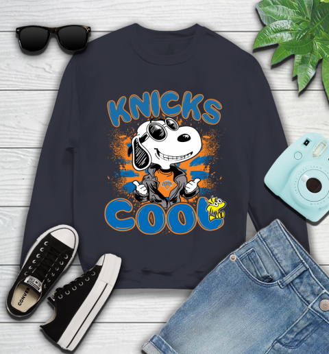 NBA Basketball New York Knicks Cool Snoopy Shirt Youth Sweatshirt 2