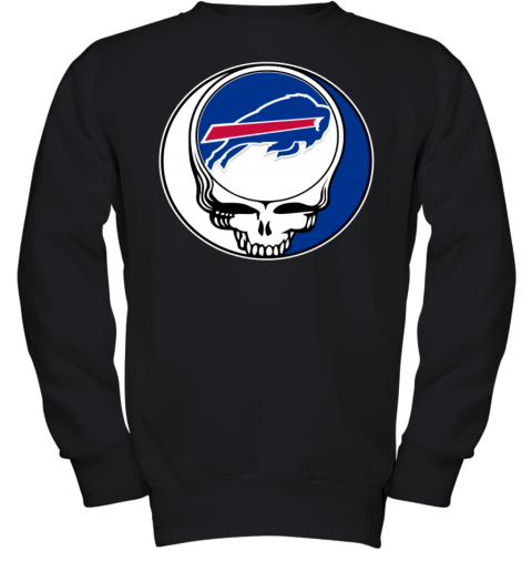 Buffalo Bills Skull Youth Sweatshirt
