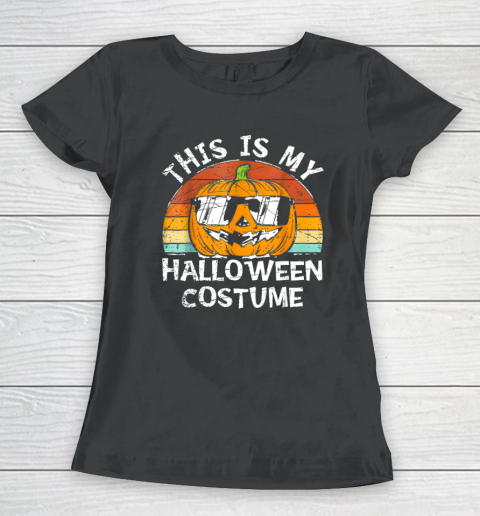 This Is My Halloween Costume Pumpkin Women's T-Shirt