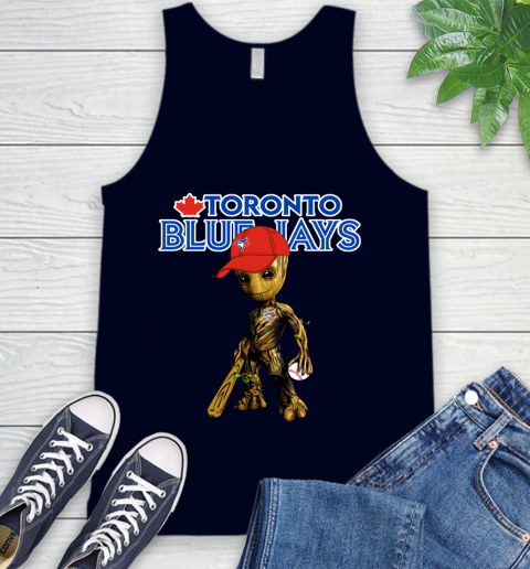 MLB Toronto Blue Jays Groot Guardians Of The Galaxy Baseball Tank Top 3