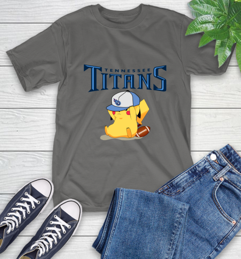 NFL Pikachu Football Tennessee Titans T-Shirt 9