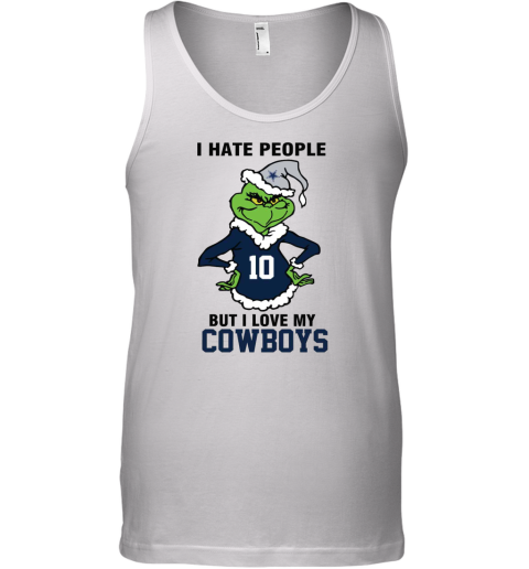 I Hate People But I Love My Cowboys Tank Top