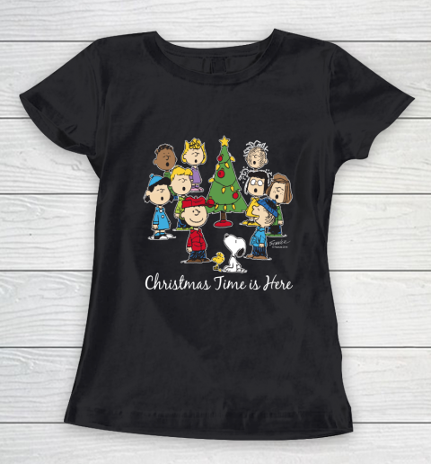 Peanuts Christmas Time is Here Women's T-Shirt