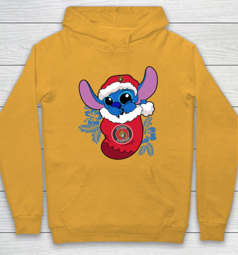 Ottawa Senators Christmas Stitch In The Sock Funny Disney NHL Hoodie 3